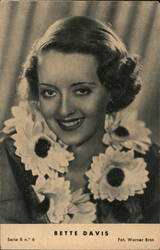 Bette Davis Actresses Postcard Postcard Postcard