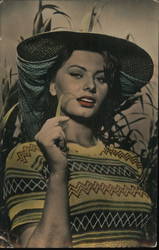 Sofia Loren Actresses Postcard Postcard Postcard