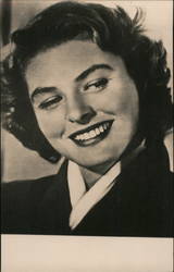 Ingrid Bergman Actresses Postcard Postcard Postcard