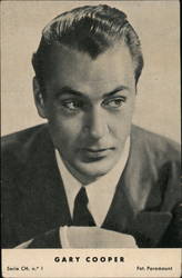 Gary Cooper Postcard