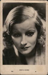 Greta Garbo Postcard