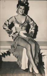 Carmen Miranda Actresses Postcard Postcard Postcard