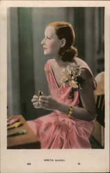 Greta Garbo Postcard