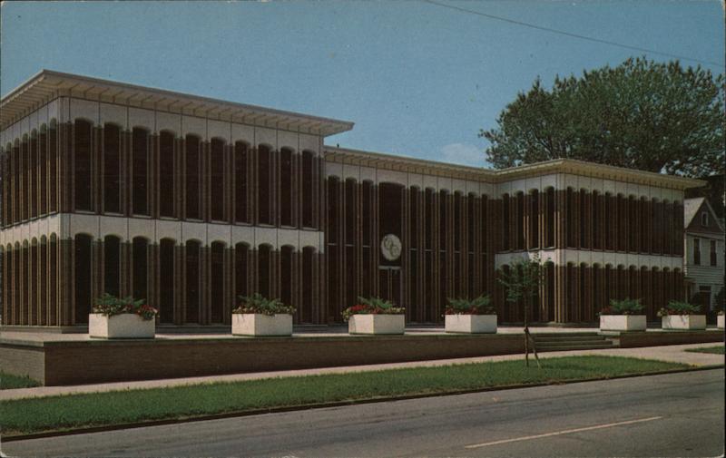 New City Hall Building Wooster, OH Postcard