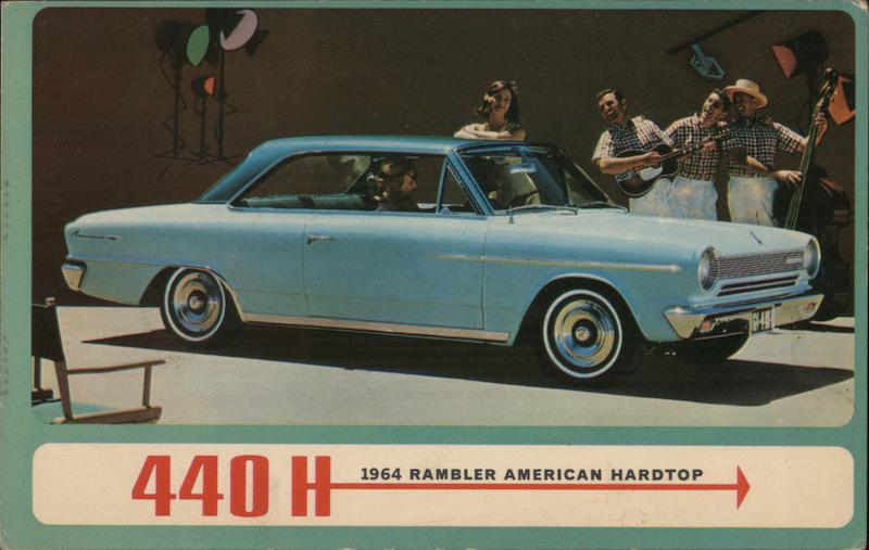 1964 Rambler 440-H Cars Postcard