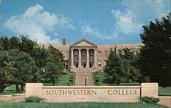 Christy Hall, Southwestern College Postcard