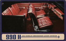 1964 Rambler Ambassador 990-H Hardtop Cars Postcard Postcard Postcard