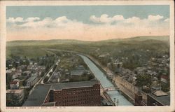 General View Looking East Ilion, NY Postcard Postcard Postcard