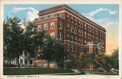 Trinity Hospital Minot, ND Postcard Postcard Postcard