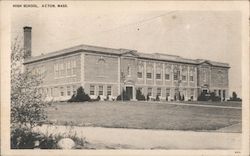 High School Acton, MA Postcard Postcard Postcard