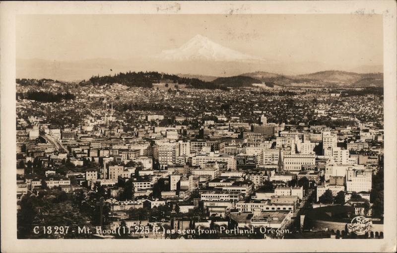 Mt. Hood Portland, Or Postcard