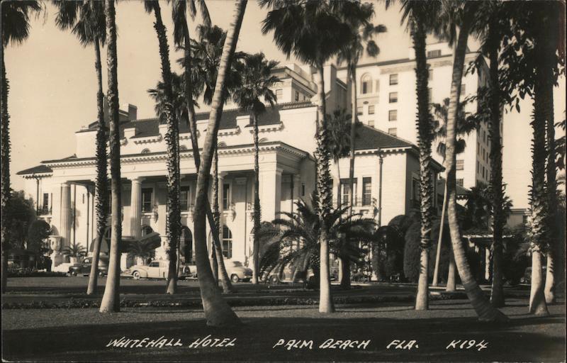Whitehall Hotel Palm Beach, FL Postcard