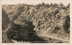 Ft. Collins Bridge at the Entrance of Thompson Canyon Fort Collins, CO Postcard Postcard Postcard