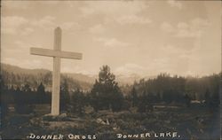 Donner Cross at Donner Lake Postcard