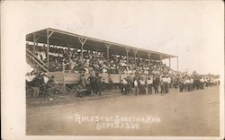 At The Races 1908 Postcard