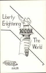 Mike Forster Liberty Enlightening the World 1986 Post Card Clubs, Collecting, Deltiology Postcard Postcard Postcard