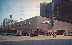 Greyhound Bus Terminal, Chicago Illinois Postcard