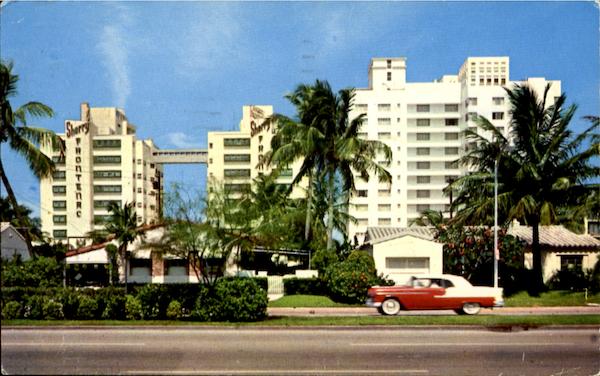 Sherry Frontenac And Martinique Hotels, On Collins Ave. Miami Beach, FL