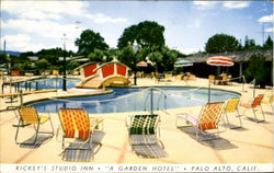 Rickey'S Studio Inn. "A Garden Hotel" Palo Alto, CA Postcard Postcard