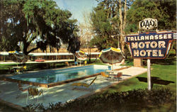 Tallahassee Motor Hotel And Dining Room, N. On U.S. 27 Florida Postcard Postcard