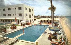 The Kimberly Hotel.Pool.Cabanas.Directly To The Ocean, Collins Avenue At 158th Street Postcard