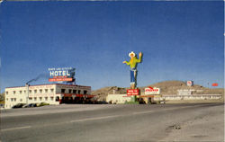 State Line Service Hotel Postcard