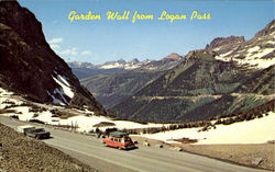 Going-To-The-Sun Road Glacier National Park Postcard Postcard