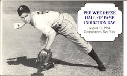 Pee Wee Reese Hall of Fame Induction Day Postcard