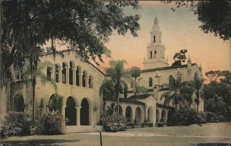 Annie Russell Theatre and Knowles Memorial Chapel, Rollins College Winter Park Florida