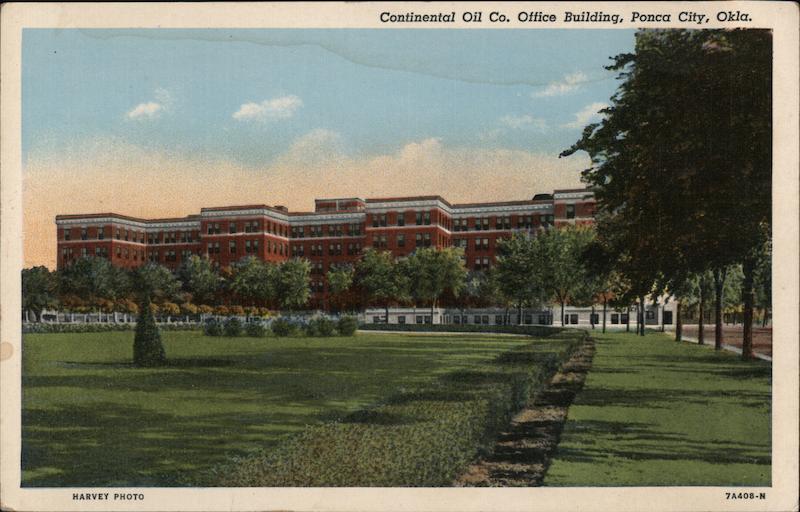 Continental Oil Co. Office Building Ponca City, OK Postcard