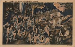 Cavemen and Women, Oregon Caves Cave Junction, OR Postcard Postcard Postcard