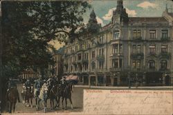 Wiesbaden - Wilhelmstrasse Germany Postcard Postcard Postcard