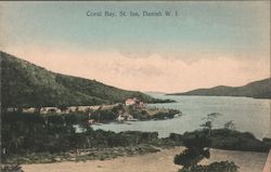 View of Coral Bay St. Ian, D.W.I. Caribbean Islands Postcard Postcard Postcard