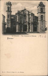 La Catedral - The Cathedral of Havana Cuba Postcard Postcard Postcard