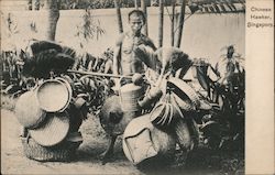 Chinese Hawker Postcard