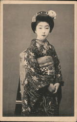 a Geisha Postcard