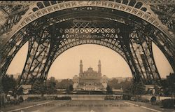 Le Trocadero, vu sous la Tour Eiffel Paris, France Postcard Postcard Postcard