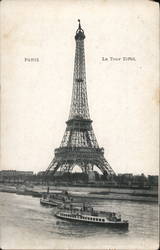 La Tour Eiffel Paris, France Postcard Postcard Postcard