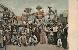 Cuban Street Carnival Scene Postcard Postcard Postcard