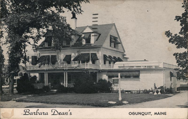 Barbara Dean's Ogunquit, ME Postcard