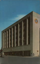 Lions International Building Postcard