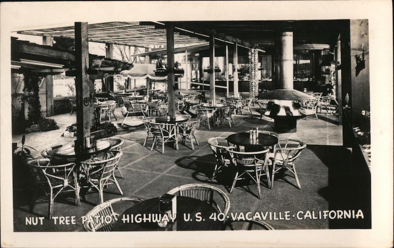 Nut Tree Patio Highway U.S. 40 Vacaville, CA Postcard