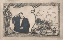 man in bow tie Postcard