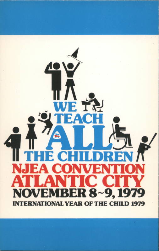 NJEA Convention, November 89, 1979 Atlantic City, NJ Postcard