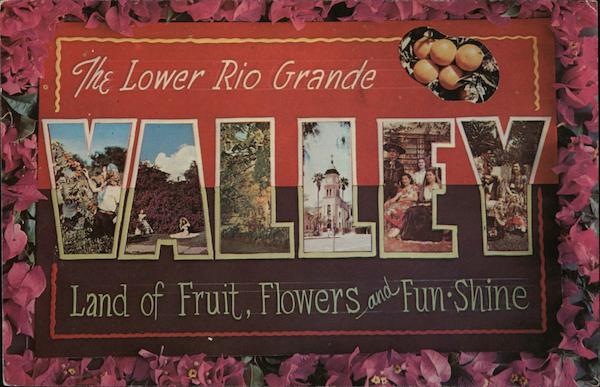 Greetings From Rio Grande Valley Texas Postcard