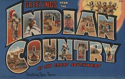 Greetings from Indian Country Postcard