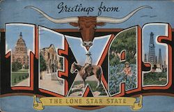 Greetings from Texas Postcard