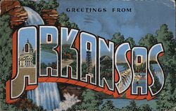 Greetings from Arkansas Postcard