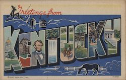 Greetings from Kentucky Postcard