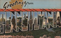 Greetings from Pennsylvania Postcard